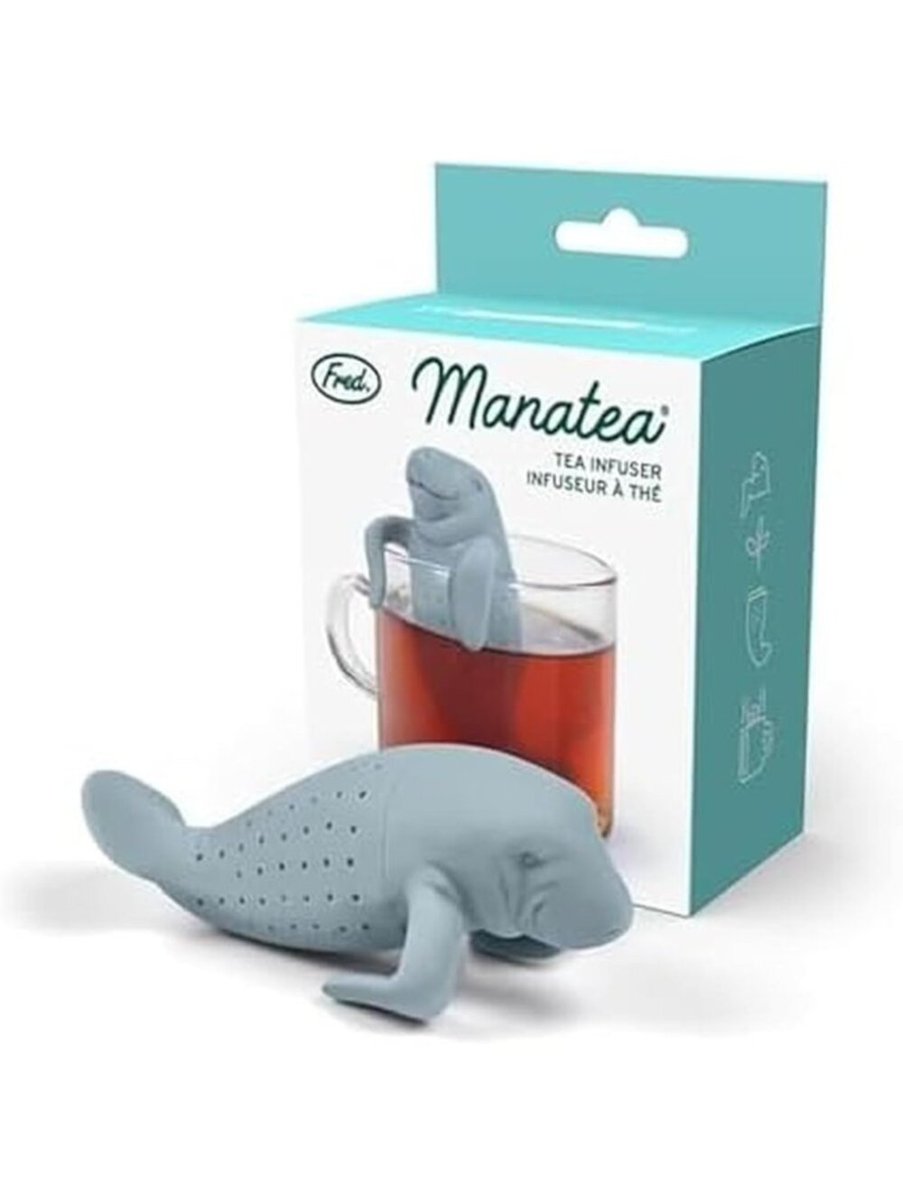 Cute Animal-Shaped Tea Infuser - BPA-Free Silicone Loose Leaf Steeper for Mugs